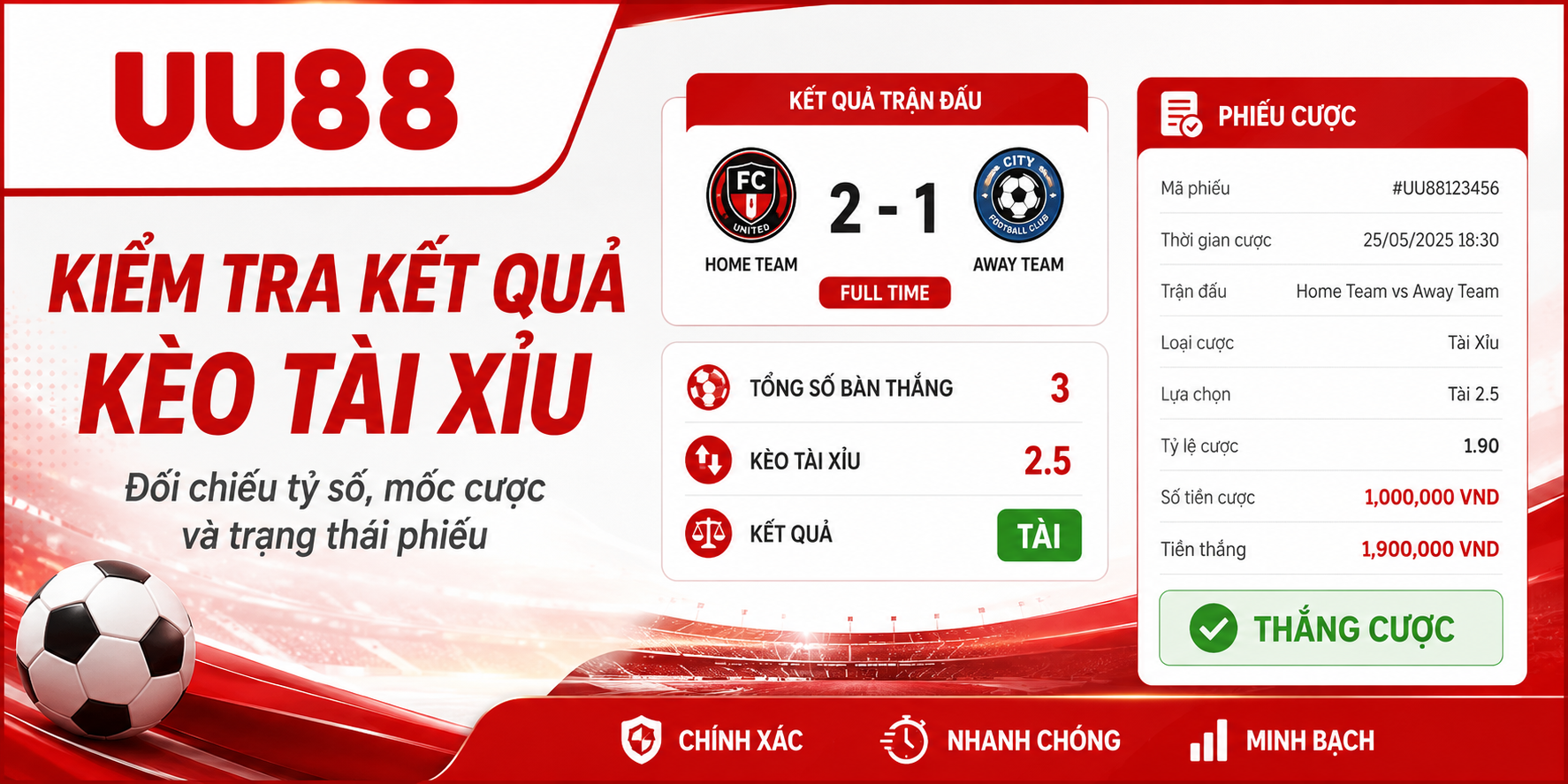 Kiểm tra kết quả kèo cho thành viên 